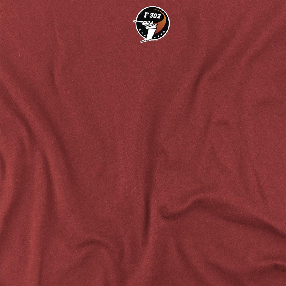 Cardinal - Side - Stargate SG-1 Unisex Adult F302 Logo T-Shirt