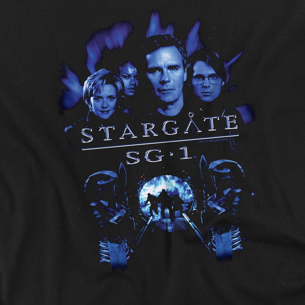 Black-Black - Side - Stargate SG-1 Unisex Adult Command T-Shirt