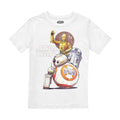 White - Front - Star Wars Childrens-Kids Droid Squad Droid T-Shirt