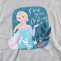 Athletic Heather - Back - Frozen Childrens-Kids Own Your Destiny Elsa Heather Pullover Hoodie