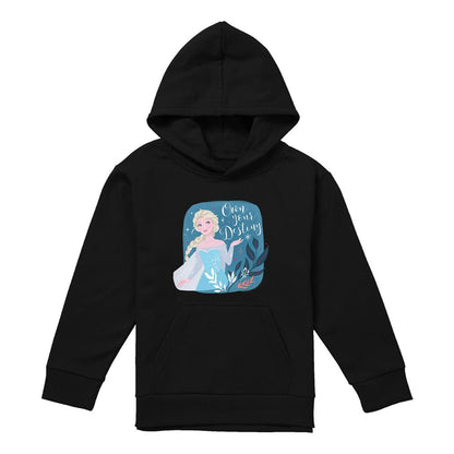 Black - Front - Frozen Childrens-Kids Own Your Destiny Elsa Hoodie