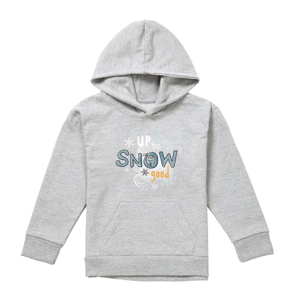 Athletic Heather - Front - Frozen Childrens-Kids Is Up To Snow Good Olaf Heather Hoodie