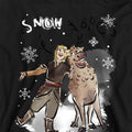 Navy - Back - Frozen Childrens-Kids Snow Bros Sven & Kristoff Hoodie