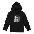 Black - Front - Frozen Childrens-Kids The Fire Spirit Are Cool As Ice Olaf & Bruni Hoodie