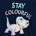 Navy - Back - Frozen Childrens-Kids Stay Colourful With Fire Spirit Bruni Pullover Hoodie