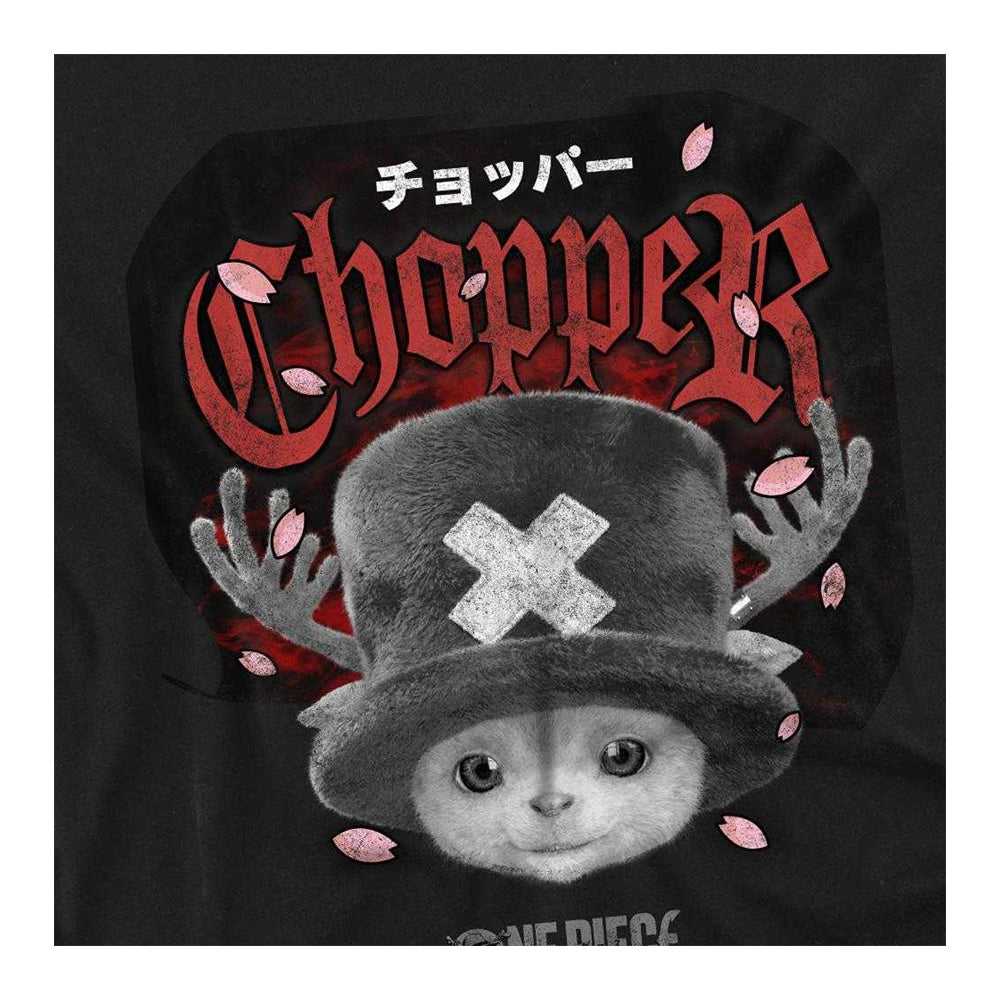 Black - Side - One Piece Live Action Unisex Adult Tony Tony Chopper T-Shirt