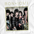 White - Back - Bon Jovi Unisex Adult Framed T-Shirt