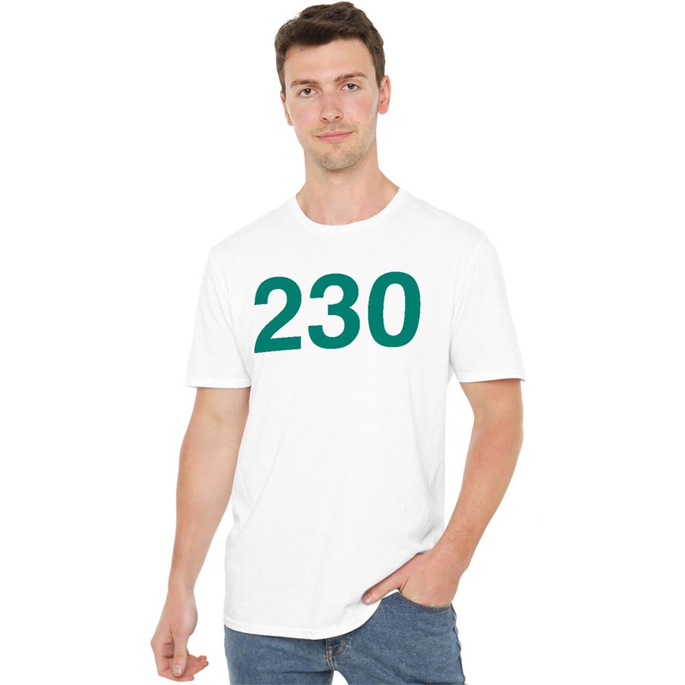 White - Front - Squid Game Unisex Adult Season Two 230 T-Shirt