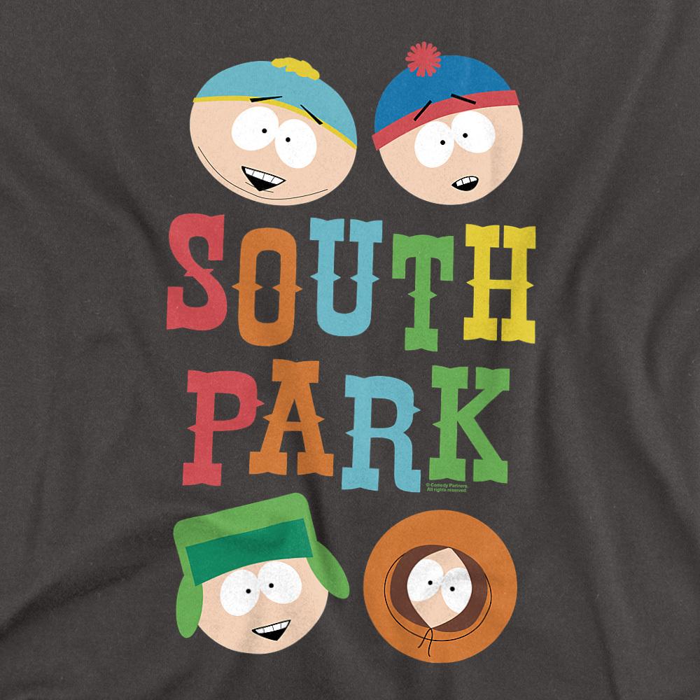 Charcoal - Back - South Park Unisex Adult Best Buds T-Shirt