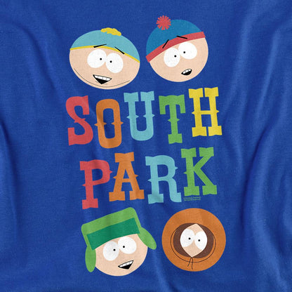 Royal Blue - Back - South Park Unisex Adult Best Buds T-Shirt