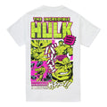 White - Back - Hulk Mens Manga Back Print T-Shirt
