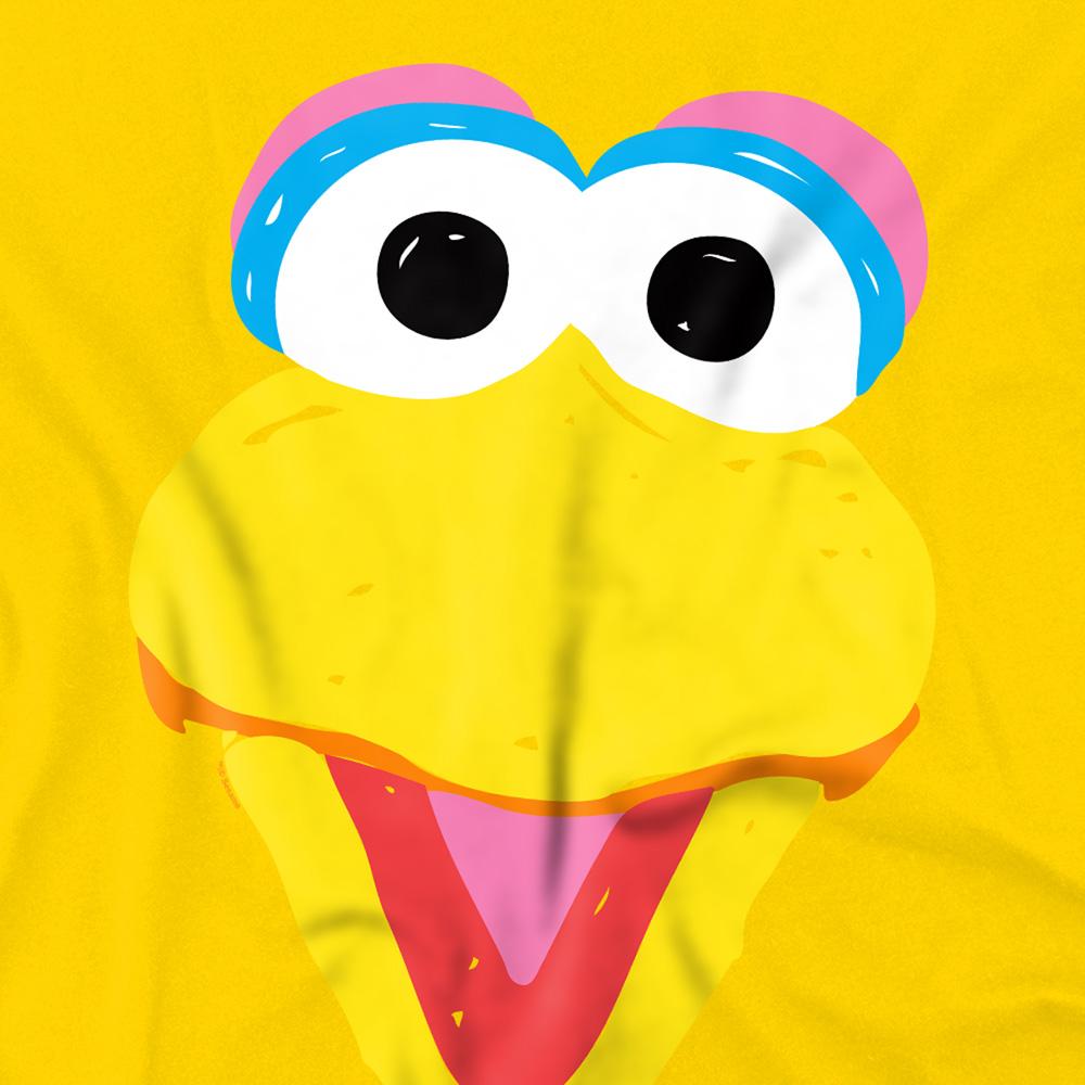 Yellow - Side - Sesame Street Unisex Adult Big Bird Sketch T-Shirt