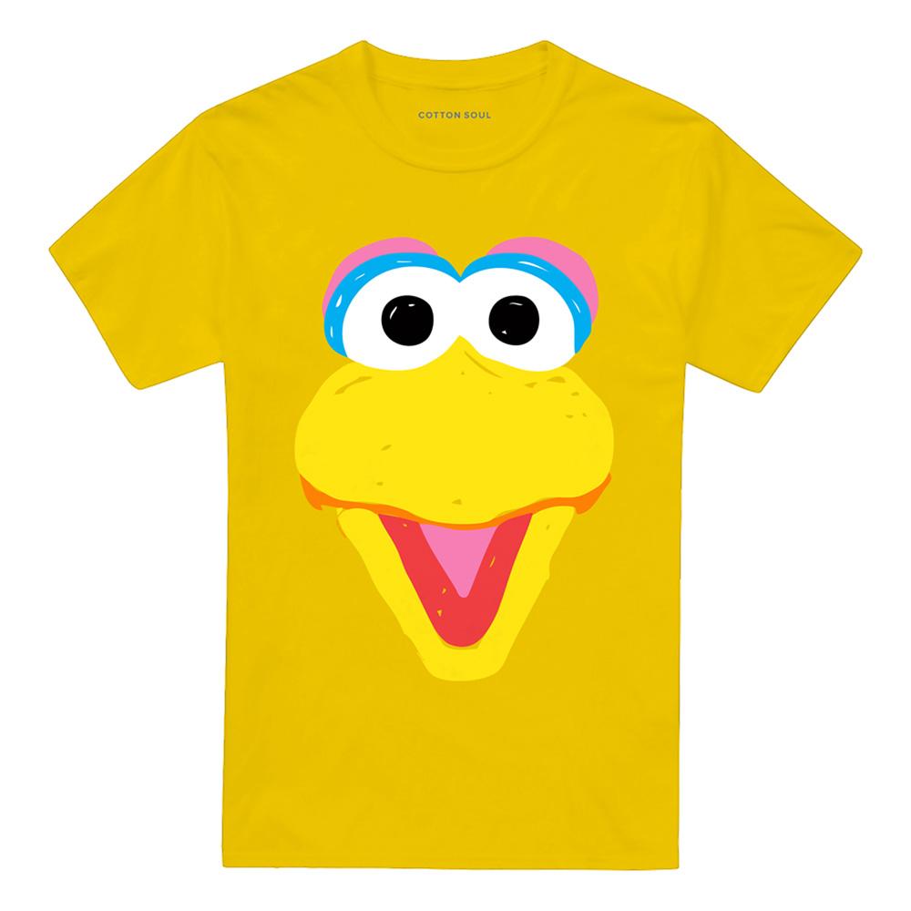Yellow - Front - Sesame Street Unisex Adult Big Bird Sketch T-Shirt