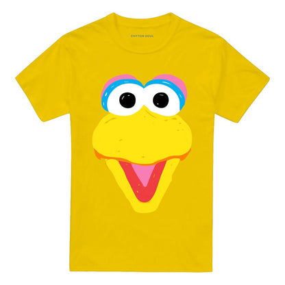 Yellow - Front - Sesame Street Unisex Adult Big Bird Sketch T-Shirt