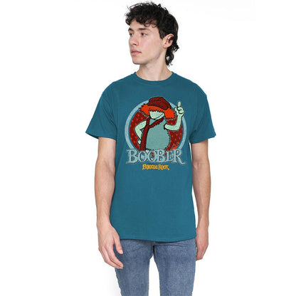 Slate - Back - Fraggle Rock Unisex Adult Boober Fraggle Circle T-Shirt