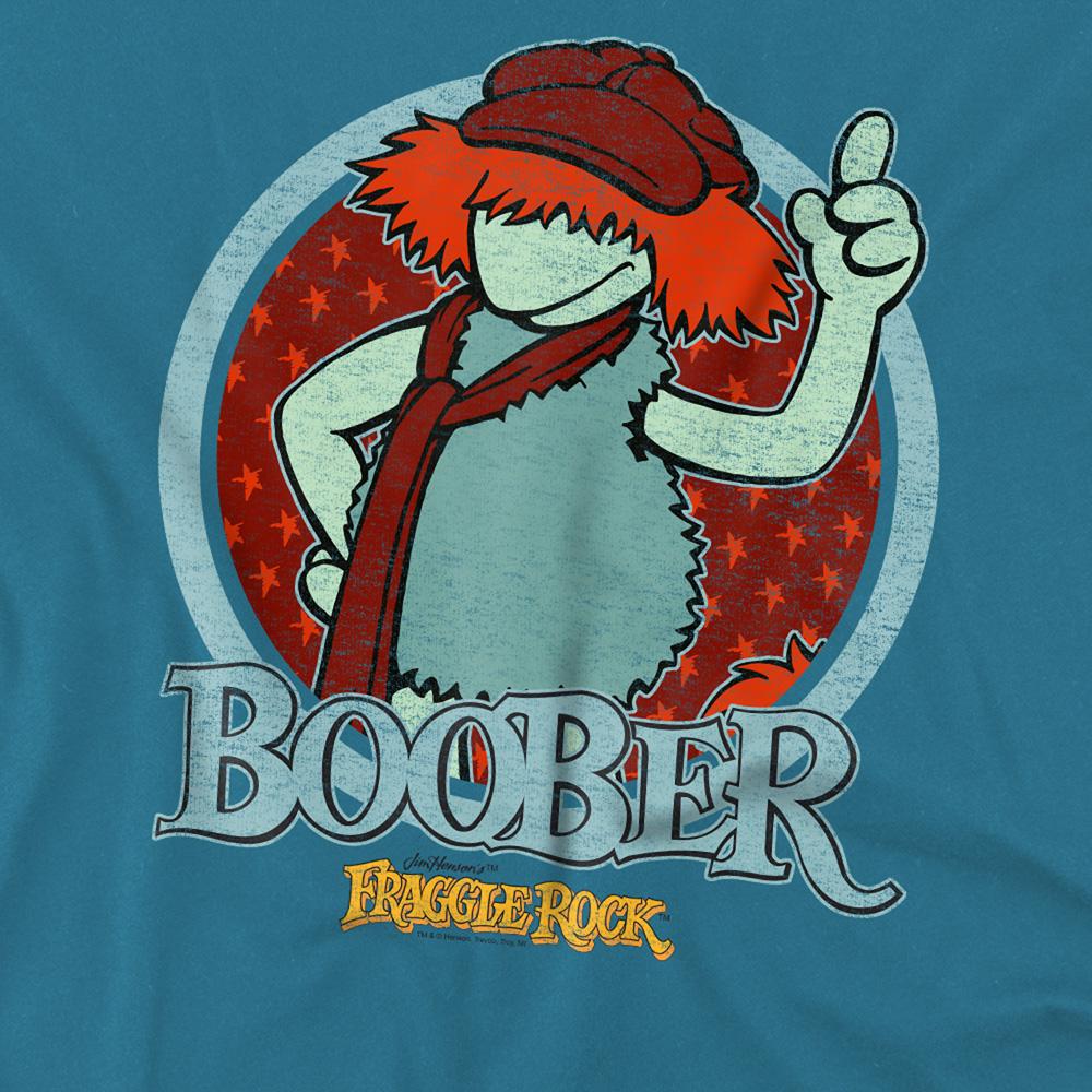 Slate - Side - Fraggle Rock Unisex Adult Boober Fraggle Circle T-Shirt