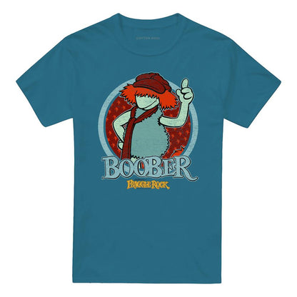 Slate - Front - Fraggle Rock Unisex Adult Boober Fraggle Circle T-Shirt