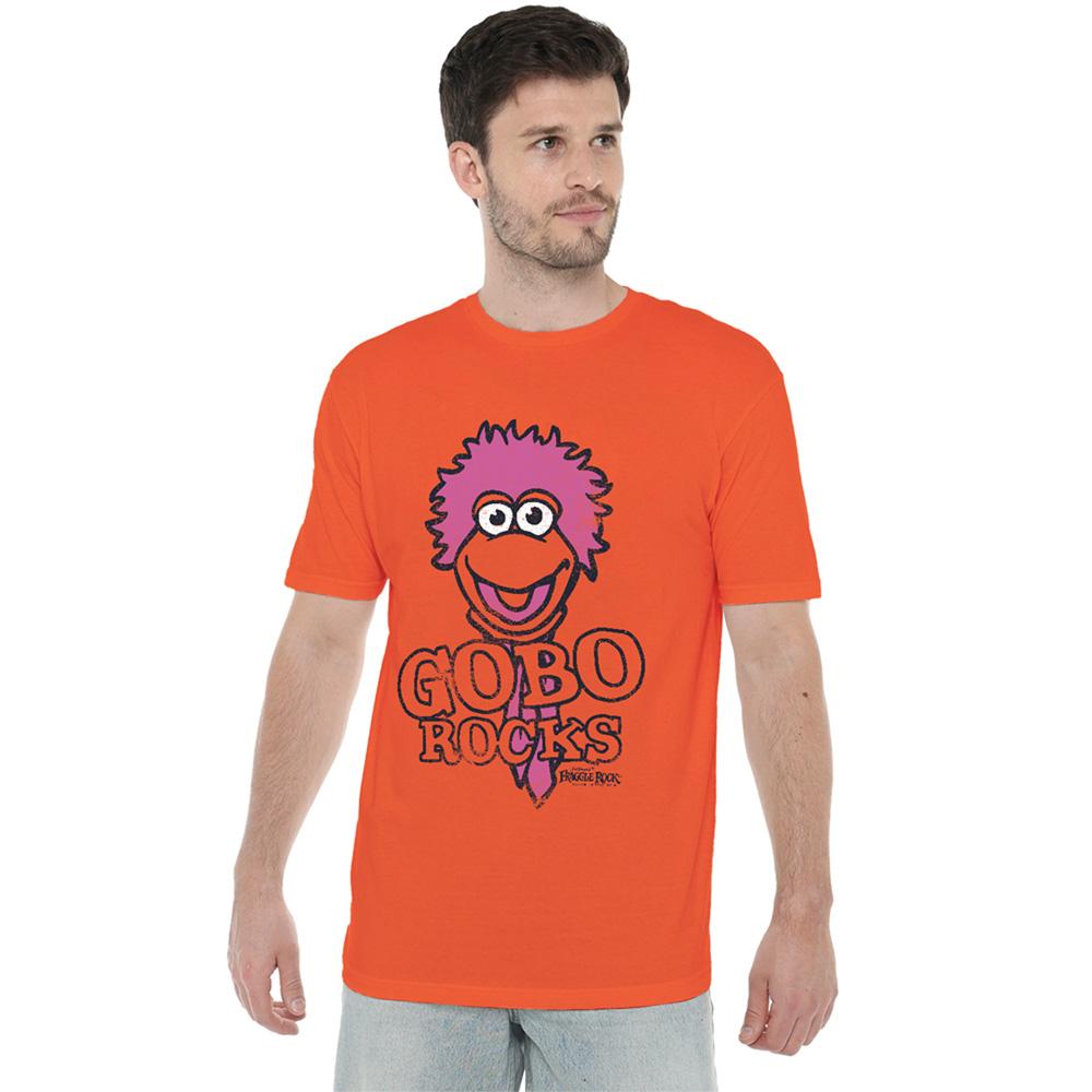 Orange - Back - Fraggle Rock Unisex Adult Gobo Fraggle Rock T-Shirt
