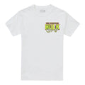 White - Front - Hulk Mens Manga Back Print T-Shirt