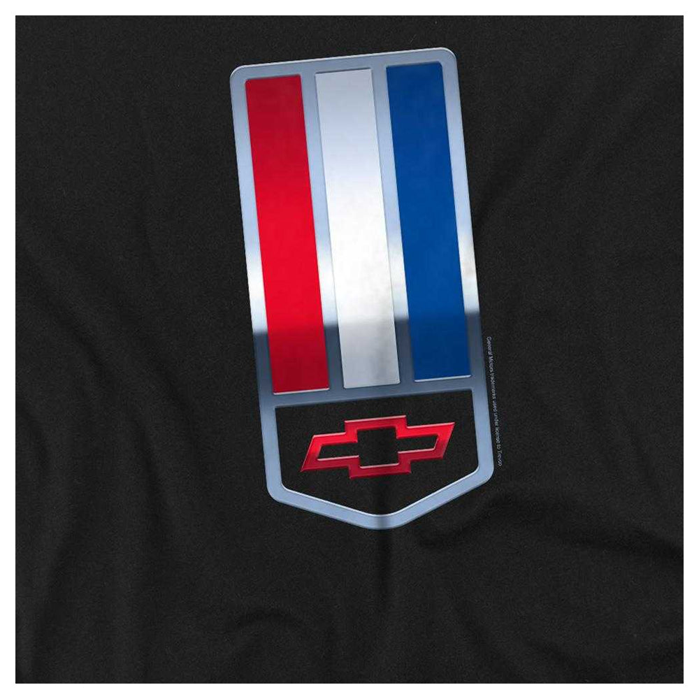 Black - Side - Chevrolet Unisex Adult 1998 Camaro Nameplate Long-Sleeved T-Shirt