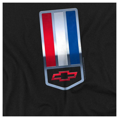 Black - Side - Chevrolet Unisex Adult 1998 Camaro Nameplate Long-Sleeved T-Shirt