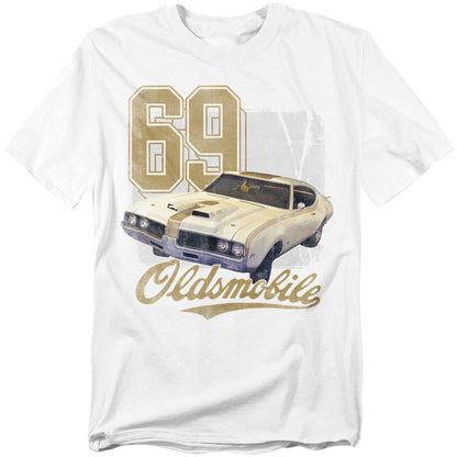 White - Front - Oldsmobile Unisex Adult 442 T-Shirt