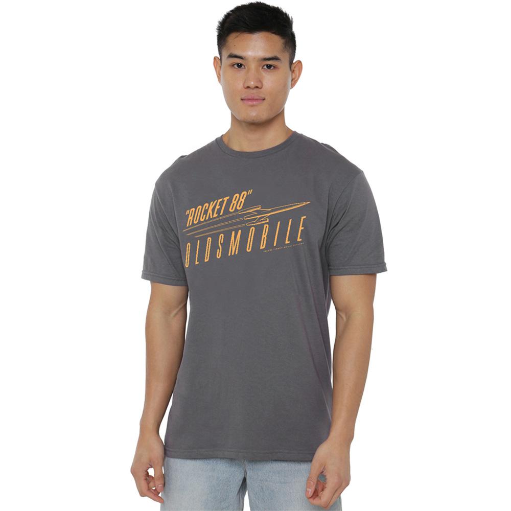 Charcoal - Lifestyle - Oldsmobile Unisex Adult Retro 88 T-Shirt