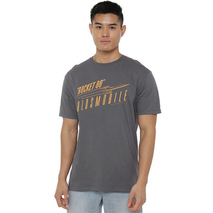 Charcoal - Lifestyle - Oldsmobile Unisex Adult Retro 88 T-Shirt