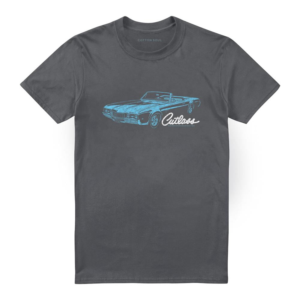 Charcoal - Front - Oldsmobile Unisex Adult 68 Cutlass T-Shirt