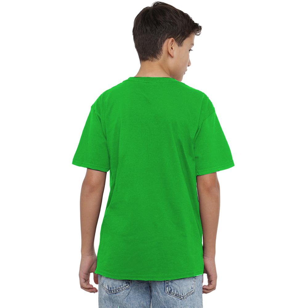 Kelly Green - Side - Peppa Pig Childrens-Kids My Daddy Is Roarsome George Pig T-Shirt
