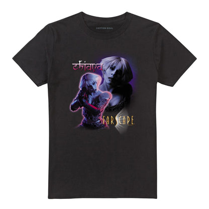 Black - Front - Farscape Unisex Adult Chiana T-Shirt