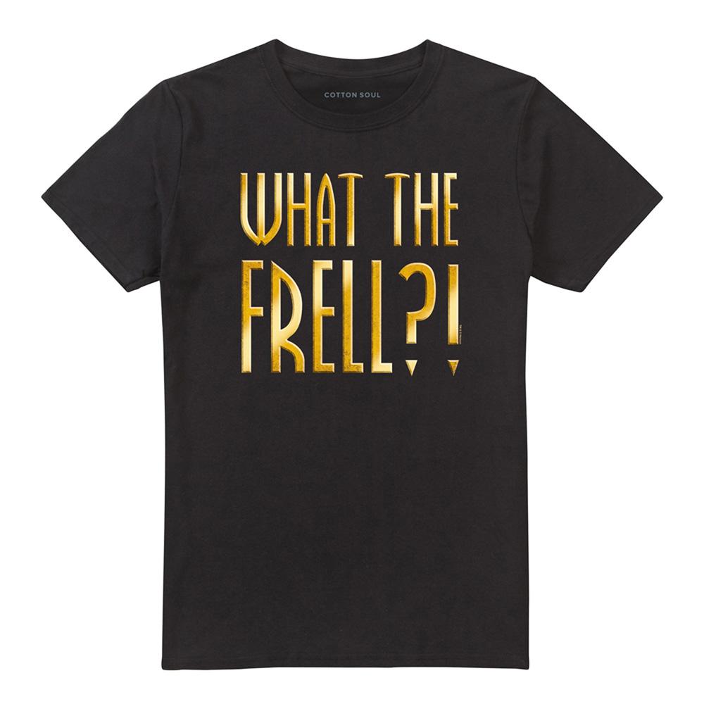 Black - Front - Farscape Unisex Adult What The Frell T-Shirt