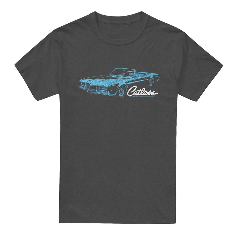 Charcoal - Front - Oldsmobile Unisex Adult 68 Cutlass Heather T-Shirt