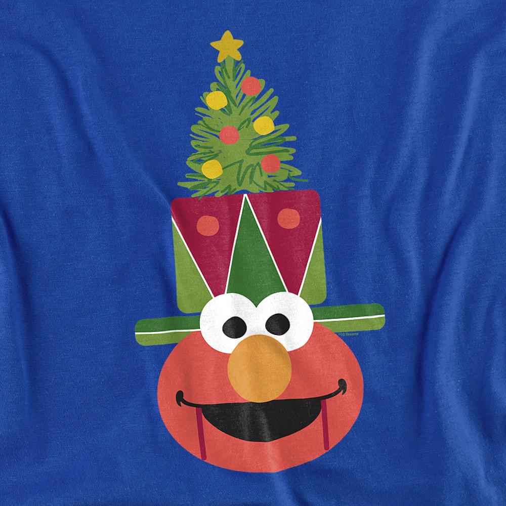 Royal Blue - Back - Sesame Street Unisex Adult Elmo Nutcracker Christmas T-Shirt