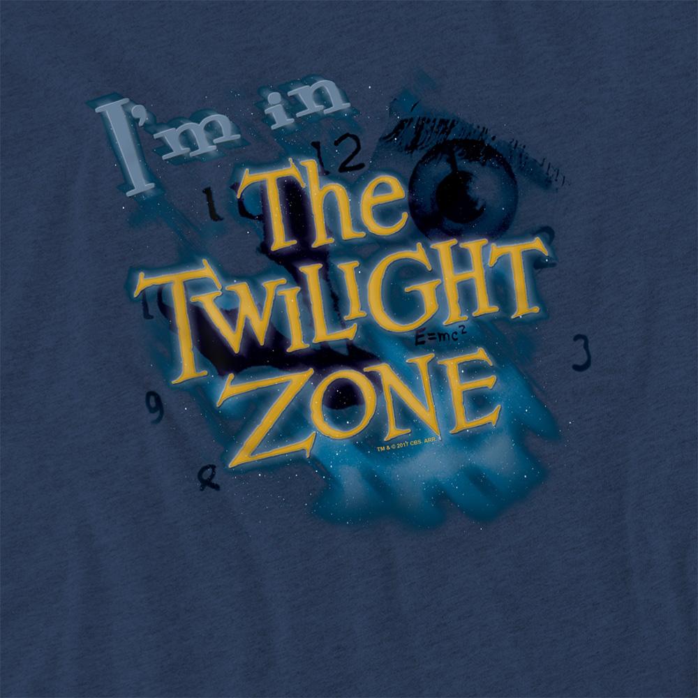 Navy - Side - The Twilight Zone Unisex Adult I´m In The Twilight Zone Heather T-Shirt
