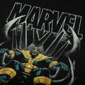 Black-Grey-Gold - Side - Marvel Mens Thanos Throne T-Shirt