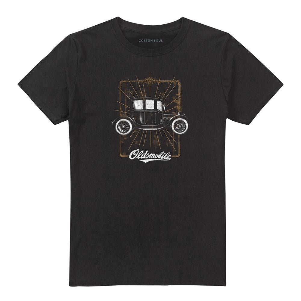 Black - Front - Oldsmobile Unisex Adult 1912 Defender T-Shirt