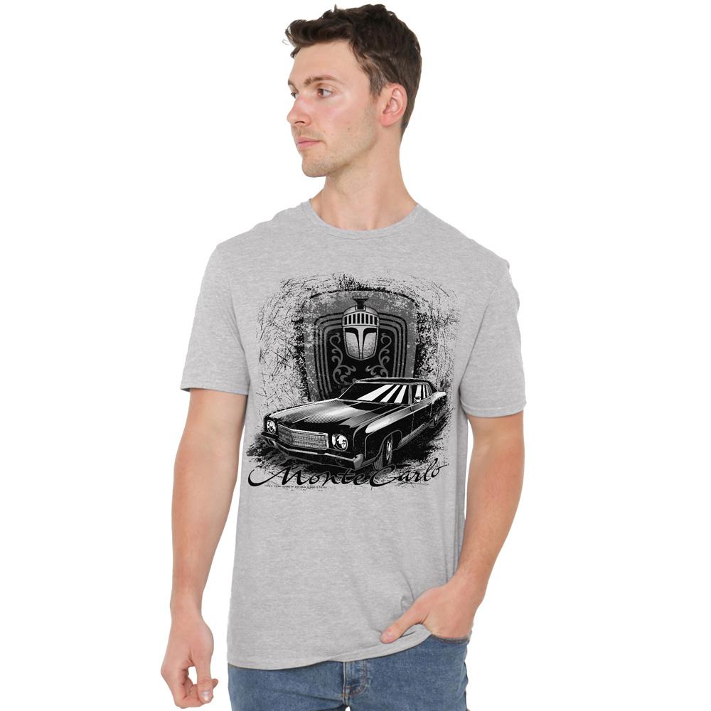 Athletic Heather - Lifestyle - Chevrolet Unisex Adult Monte Carlo Drawing T-Shirt