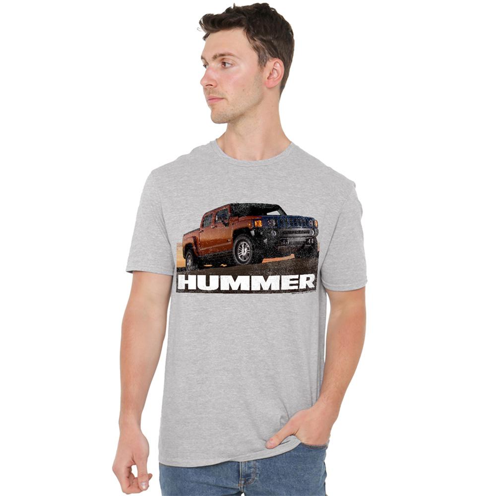 Athletic Heather - Back - Hummer Unisex Adult H3 Ad Heather T-Shirt