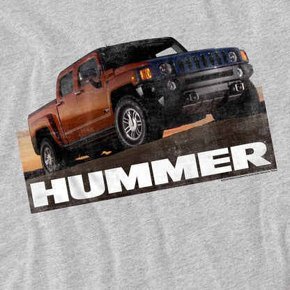 Athletic Heather - Side - Hummer Unisex Adult H3 Ad Heather T-Shirt