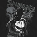 Black - Back - Daredevil Womens-Ladies Born Again Punisher Graffiti T-Shirt
