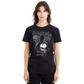 Black - Front - Daredevil Womens-Ladies Born Again Punisher Graffiti T-Shirt