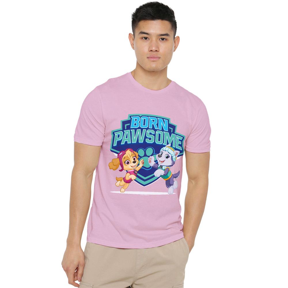Pink - Lifestyle - Paw Patrol Unisex Adult Born Pawsome Skye & Everest T-Shirt