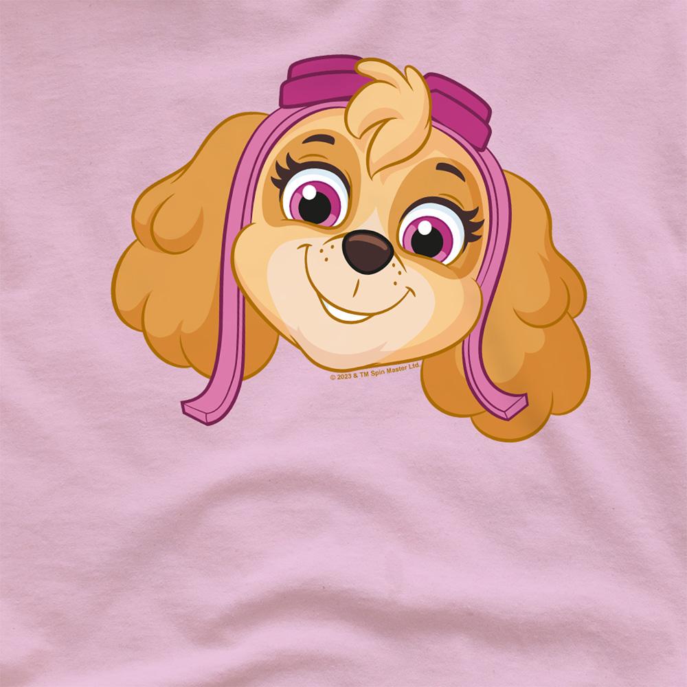 Pink - Side - Paw Patrol Unisex Adult Skye Grin T-Shirt