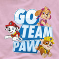 Pink - Side - Paw Patrol Unisex Adult Go Team Paw T-Shirt