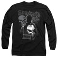 Black - Front - Daredevil Unisex Adult Born Again Punisher Graffiti Long-Sleeved T-Shirt