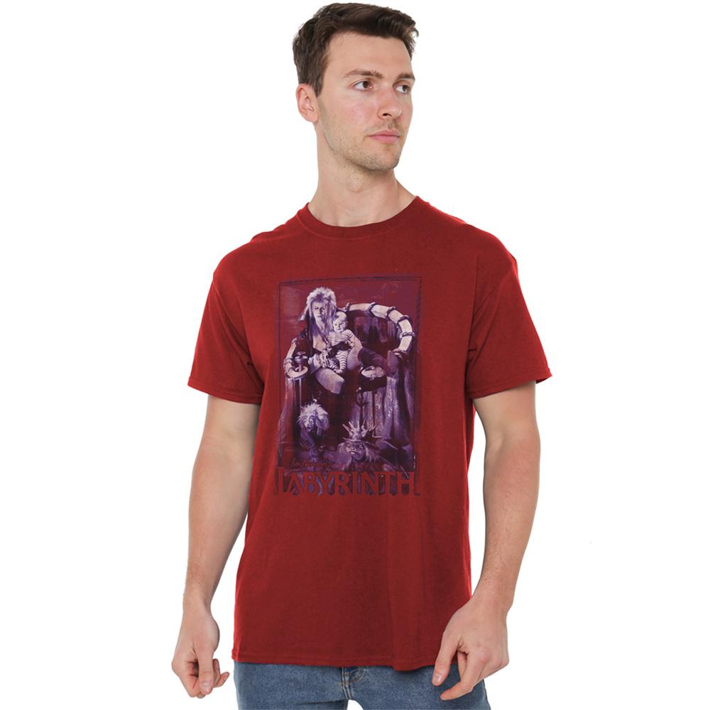 Cardinal - Back - Labyrinth Unisex Adult Goblin Baby T-Shirt