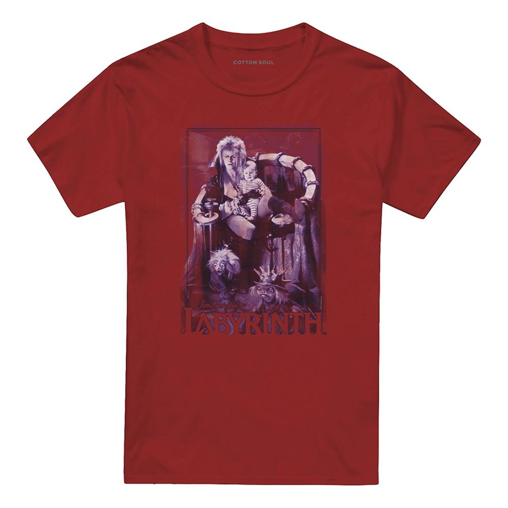 Cardinal - Front - Labyrinth Unisex Adult Goblin Baby T-Shirt