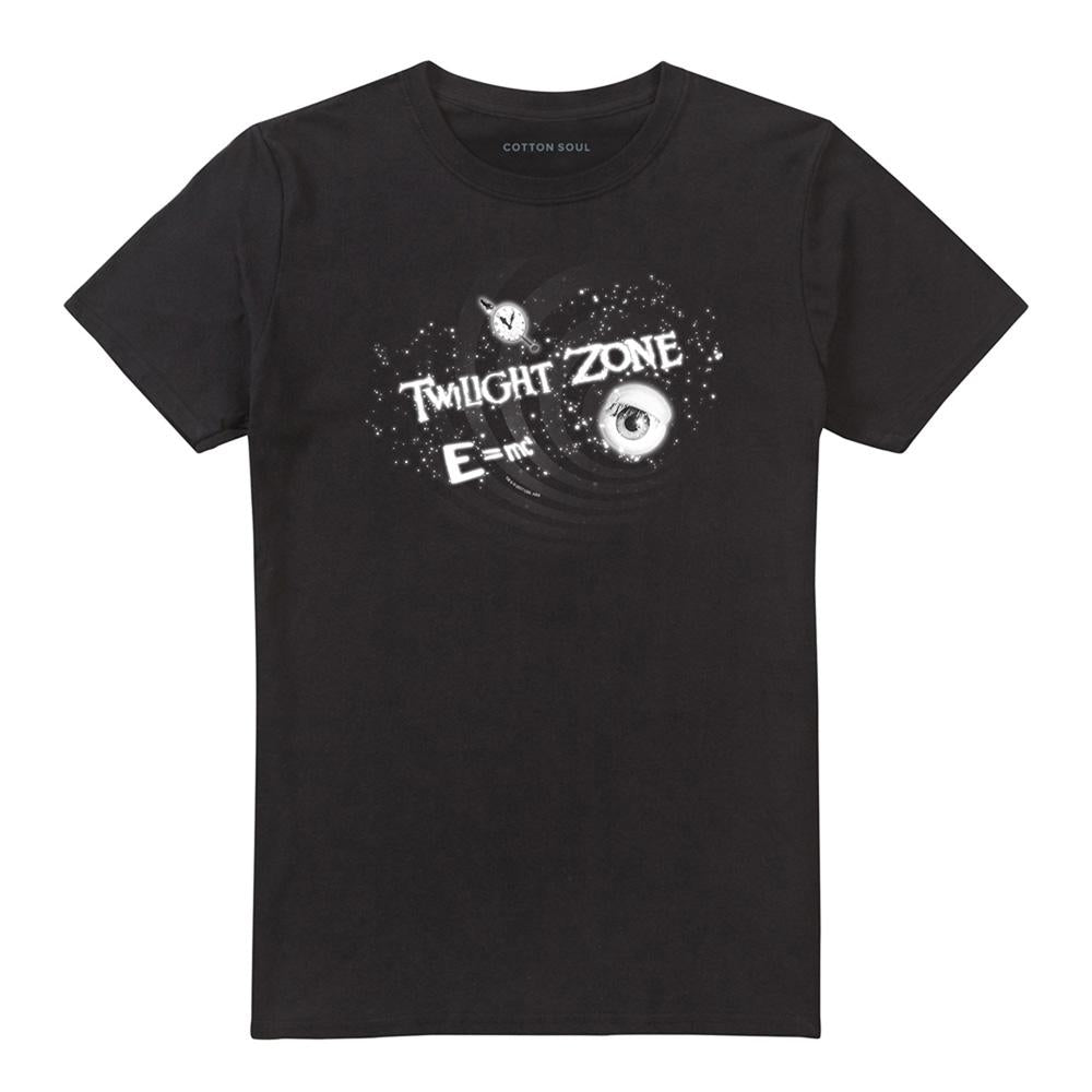 Black - Front - The Twilight Zone Unisex Adult Another Dimension T-Shirt