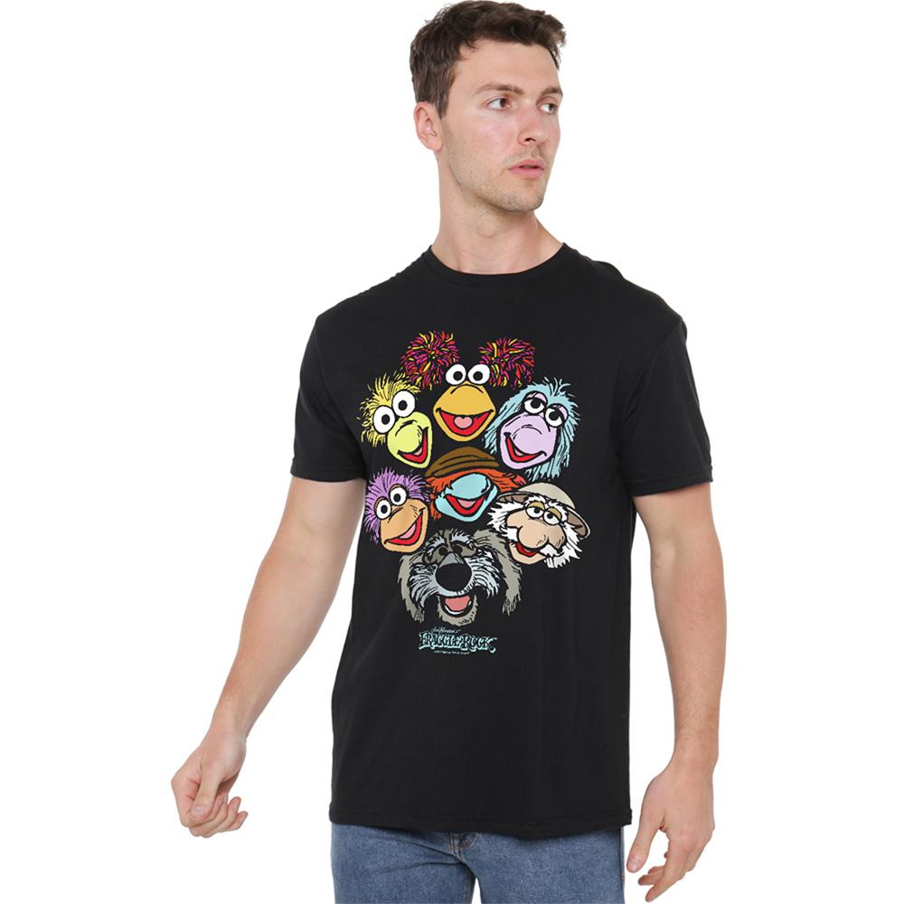 Black - Lifestyle - Fraggle Rock Unisex Adult Fraggle Flock T-Shirt